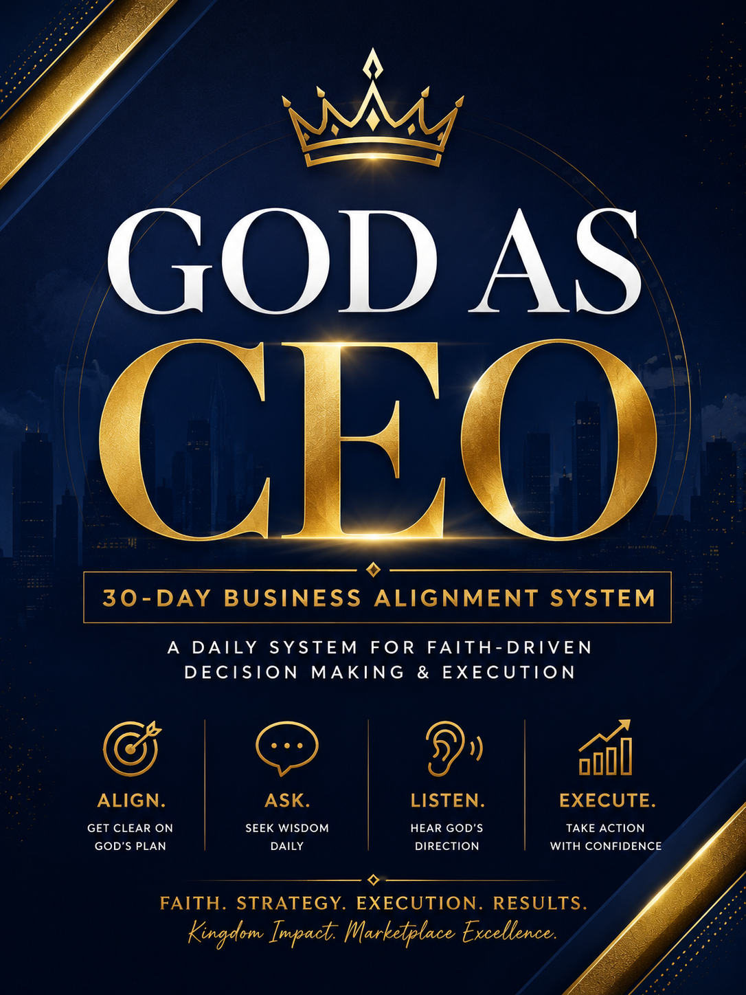 God as CEO: 30 Day Business Alignment System book cover